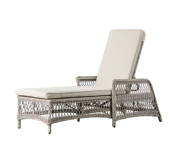 Harvest Direct Menton Stone Outdoor Country Lounger