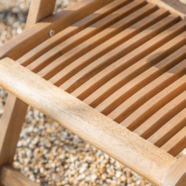 Harvest Direct Milos Outdoor Reclining Armchair - Close up