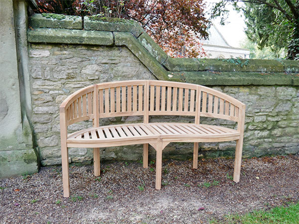 Teak Bean Garden Bench