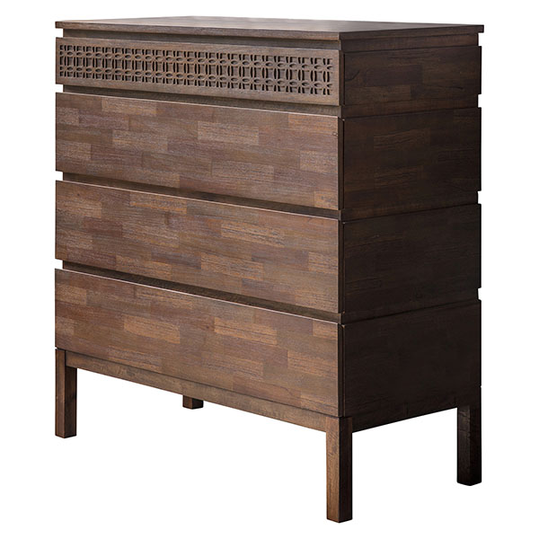 Harvest Direct Soho Retreat Contemporary 4 Drawer Chest of Drawers