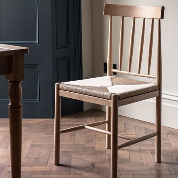 Harvest Direct Harrow Contemporary Natural Oak Dining Chair