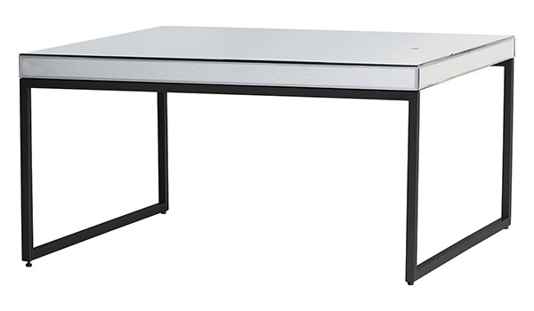 Harvest Direct Octavia Black Contemporary Coffee Table