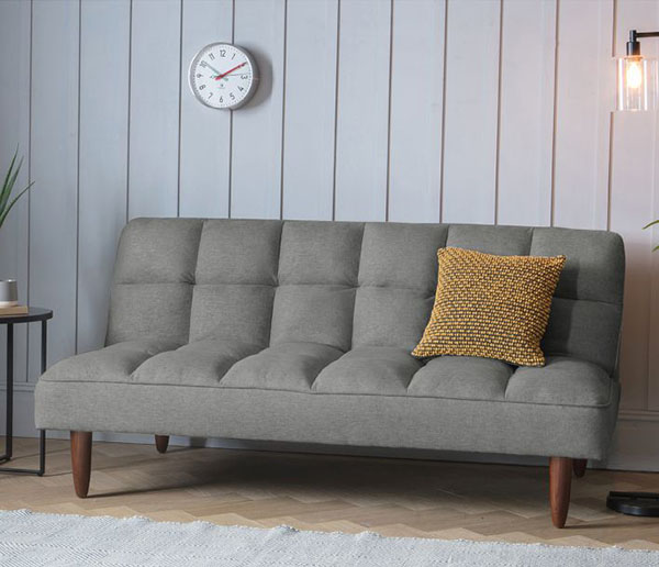 Harvest Direct Bergen Frost Grey Sofabed