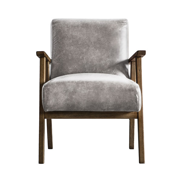 Harvest Direct Milford Natural Pebble Armchair
