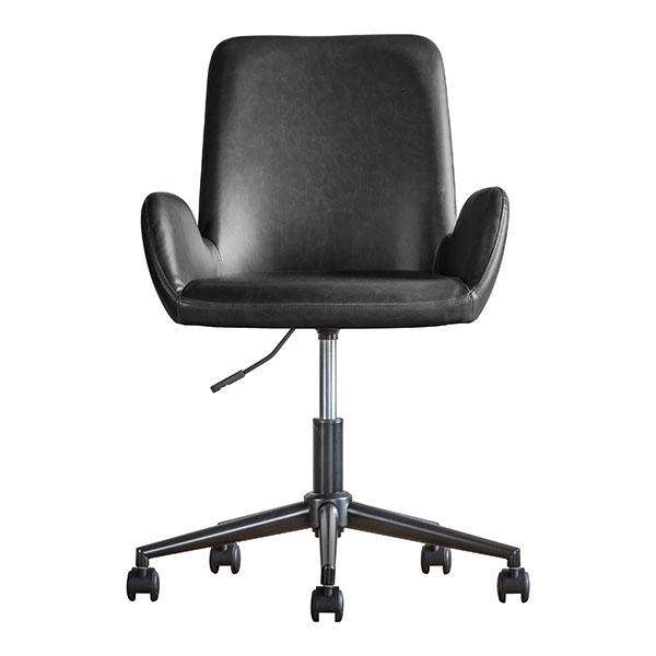 Harvest Direct Edison Charcoal Swivel Chair