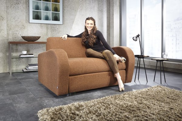 Jay-Be Retro Sofa Bed Chair with Deep Sprung Mattress