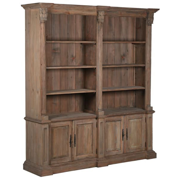 Saffron Double Pine Bookcase