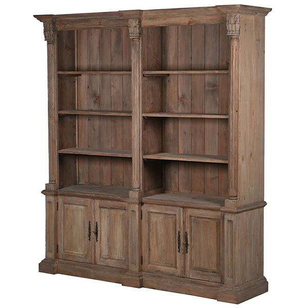 Library Bookcases Large, Second Hand Solid Wood Bookcases