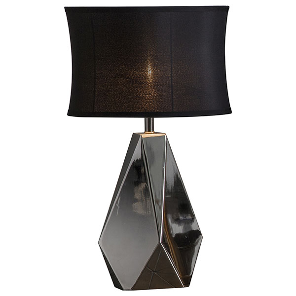 Gallery Direct Inkerman Table Lamp with Black Shade
