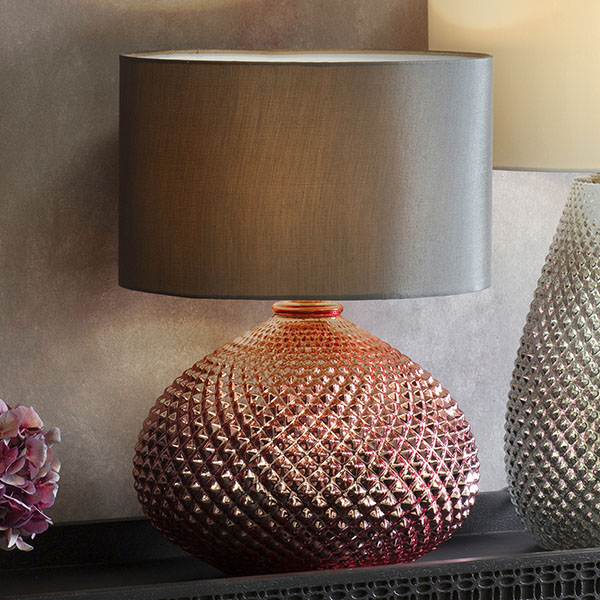 Gallery Direct Livia Table Lamp with Black Shade