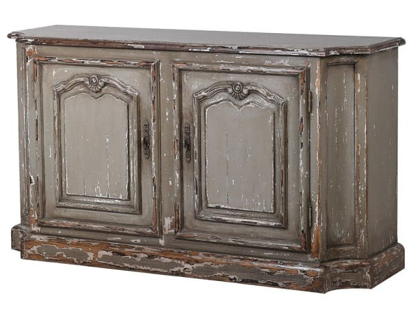 Distressed Grey 2 Door Pine Sideboard