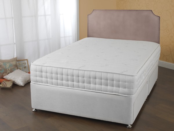 Sweet Dreams Eden Collection Abbey Luxury Aloe Vera Memory 2000 4 Drawer Divan Bed