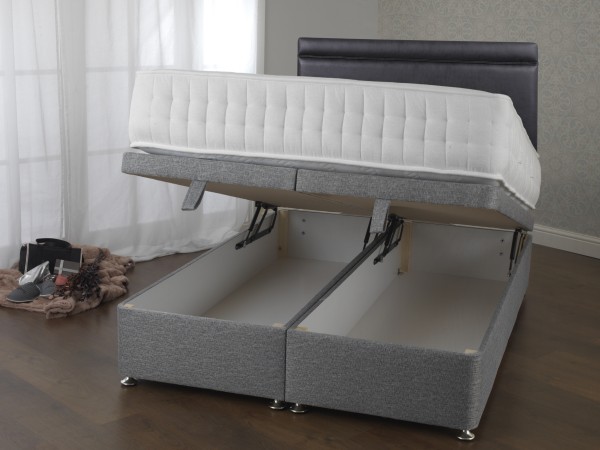 Sweet Dreams Eden Collection Fortune Ortho 2000 front opening divan bed open