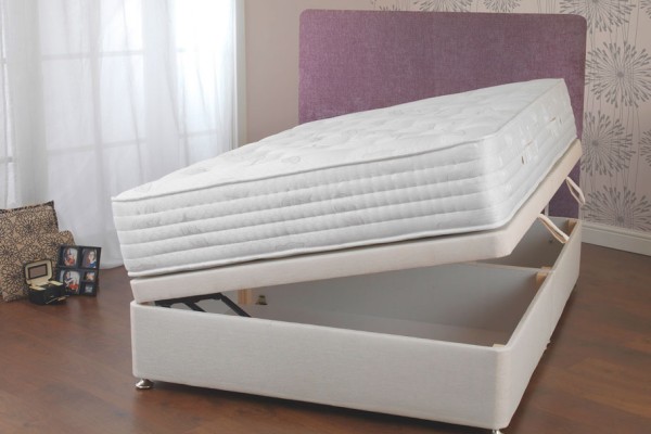 Sweet Dreams Eden Collection Fortune Ortho 2000 side opening divan bed open