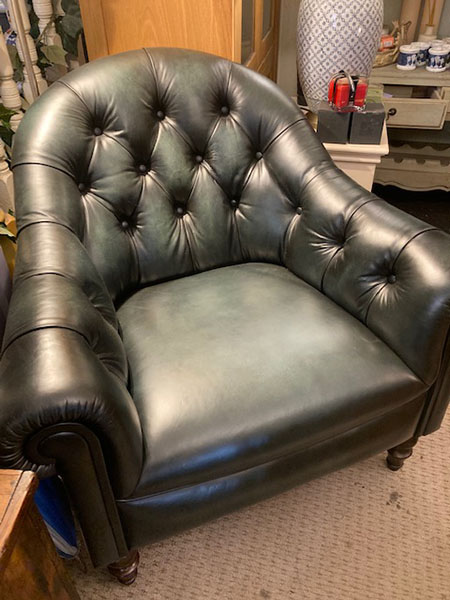 Tetrad Heritage Beaton Armchair on display in our Southport furniture showrooms