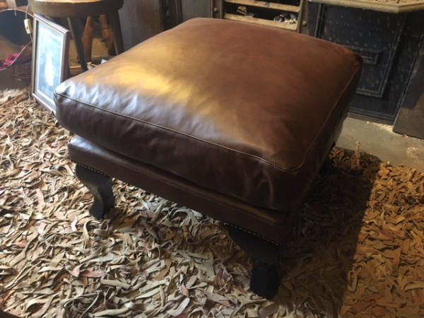 Ex-Display Tetrad Blake Leather Footstool