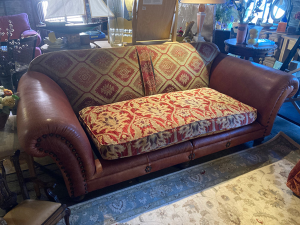 Tetrad Eastwood Sofa - Enigma fabric cushion and scatter on left