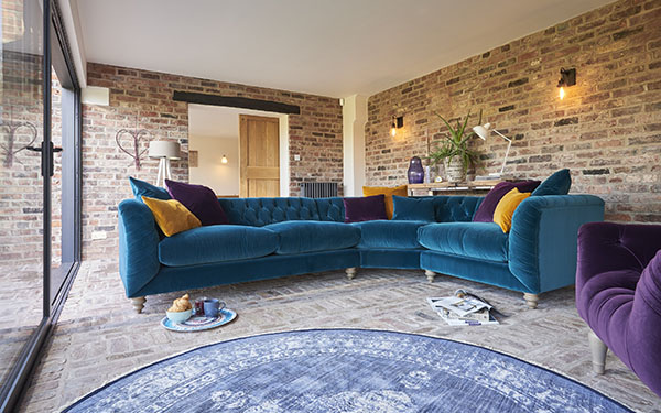FF Collection by Tetrad Truffle Corner Group Sofa