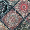 Tile Multi- Velvet Fabric