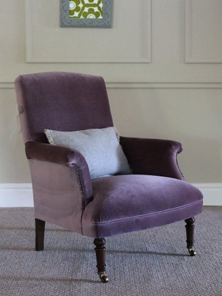 Tetrad Keswick Velvet Chair - A Tetrad Classic Velvets Collection Chair
