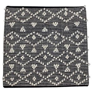 Tetrad Large Square Diamond Bobble Dark Background Scatter Cushion