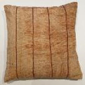 Tetrad Large Square Orange with Thin Red Lines Scatter Cushion