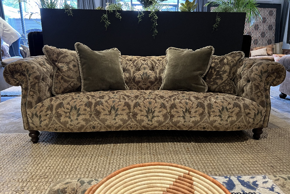Tetrad Mattisse sofa on display at the NEC