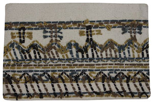 Tetrad Small Embroidered Lumbar Scatter Cushion