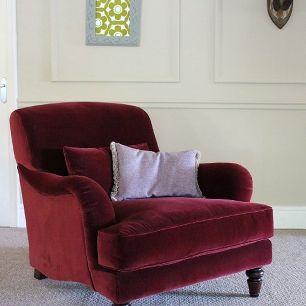 TTetrad Windermere Velvet Chair - A Tetrad Classic Velvet Collection Chair