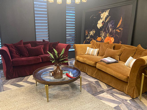 New Tetrad Velvet Loose Cover Sofas