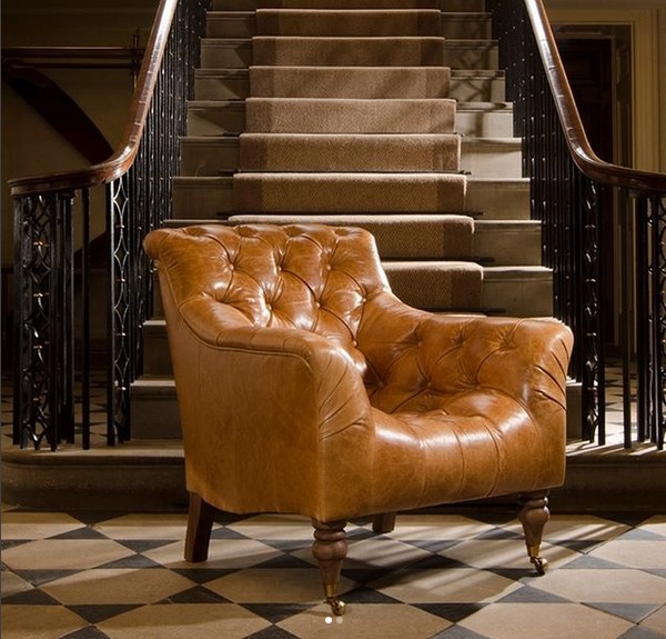 Tetrad Yale Leather Chair