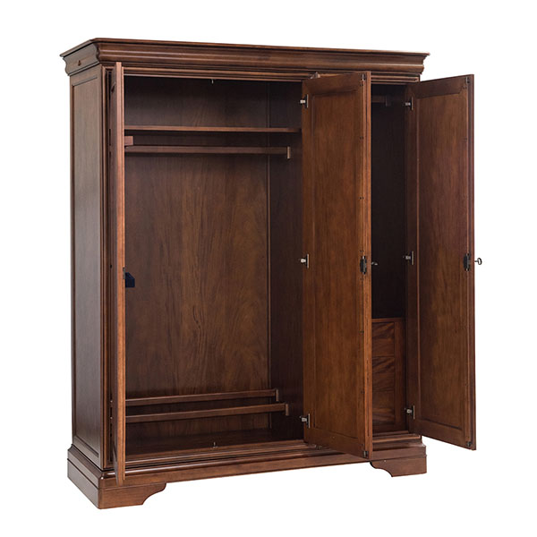 Willis & Gambier Antoinette Triple Wardrobe - Shown here with the doors open