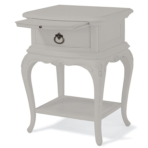 Willis & Gambier Etienne Grey 1 Drawer Bedside Chest