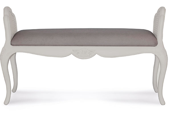 Willis & Gambier Etienne Grey Bedroom Bench
