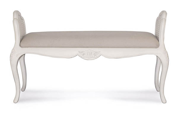 Willis & Gambier Ivory Bedroom Bench