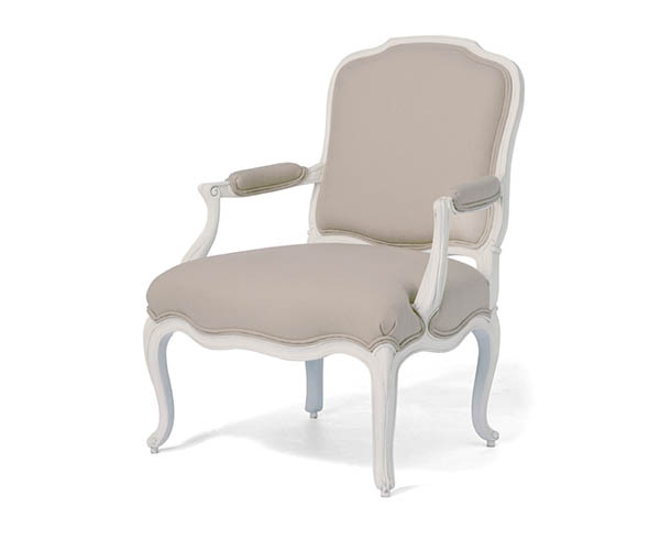 Willis & Gambier Ivory Bedroom Armchair